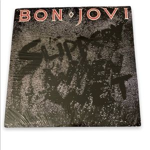 Rare Original '86 Vinyl BON JOVI Slippery When Wet Record Album 80s VINTAGE